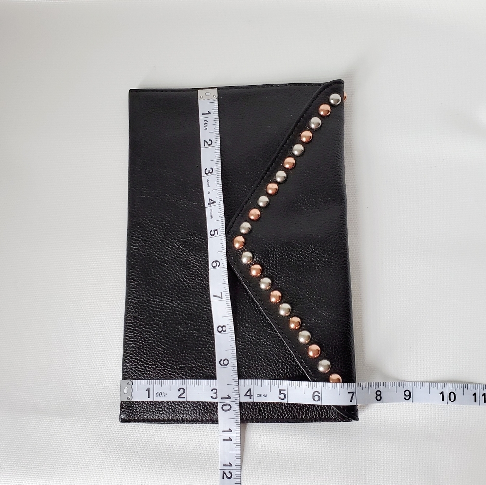 B Low The Belt Leather Studded Clutch NWOT! - Picture 3 of 6
